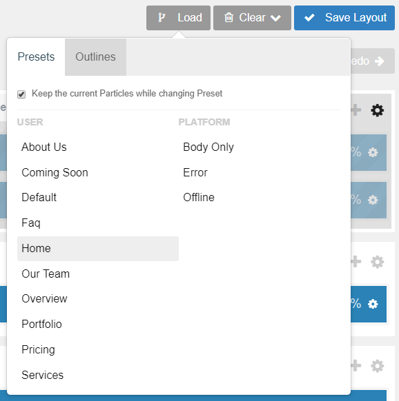 Layout Presets