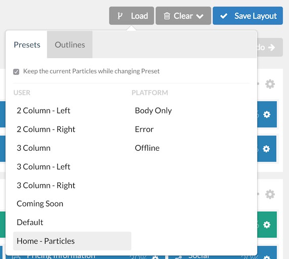 Layout Presets