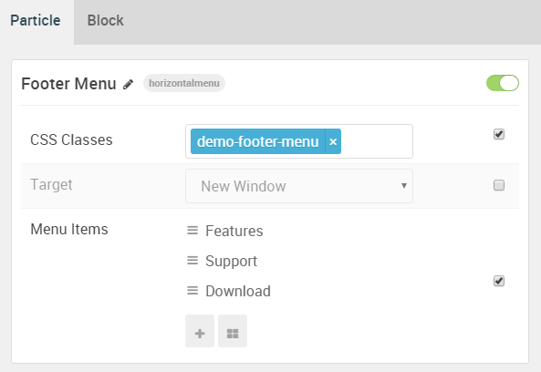 Demo Footer