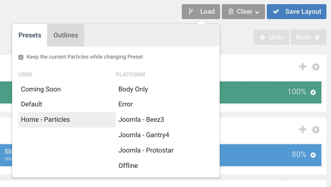 Layout Presets